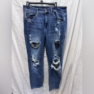 Judy Blue Denim Jeans with distressing.